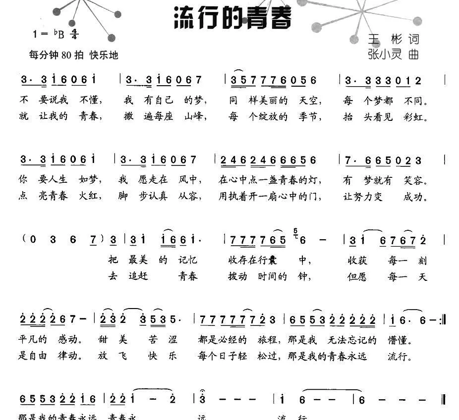 流行的青春