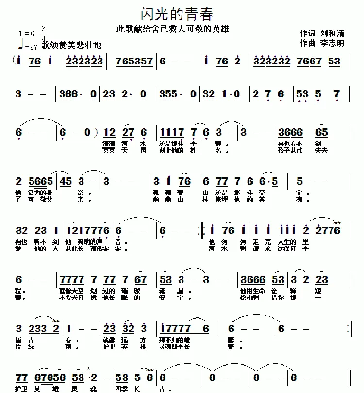 闪光的青春