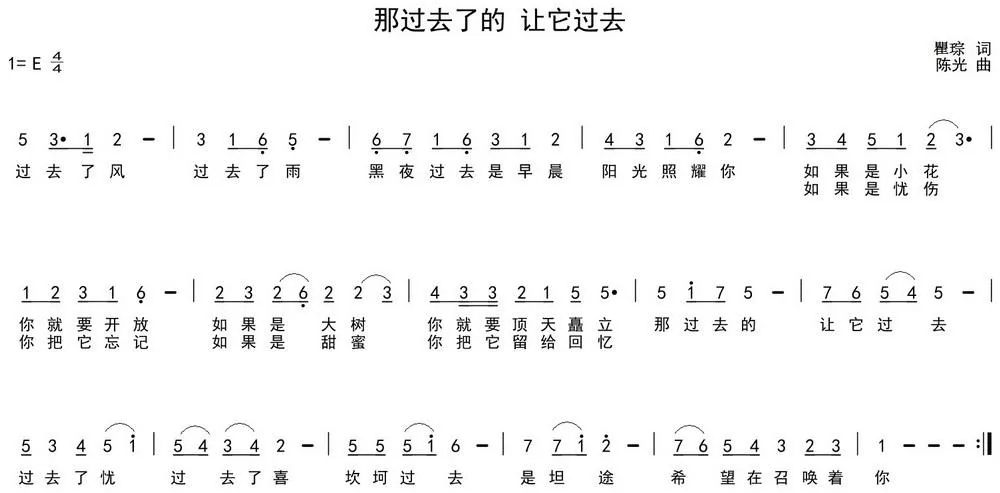 那过去了的 让它过去