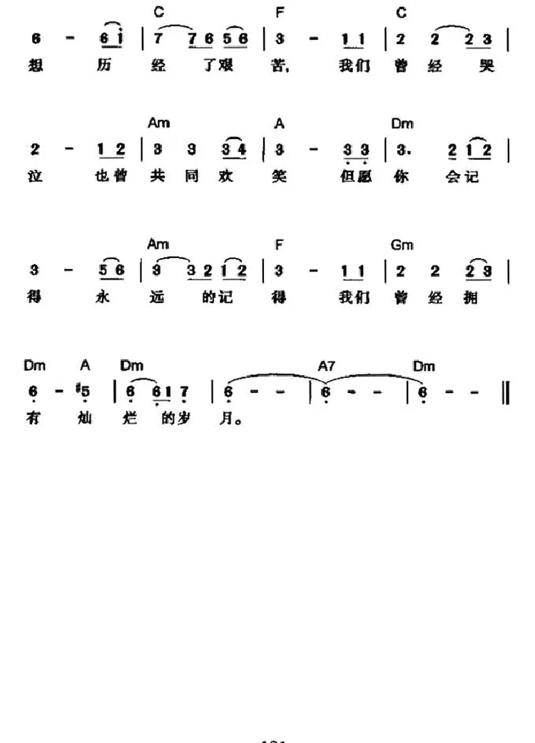 闪亮的日子（带和弦）