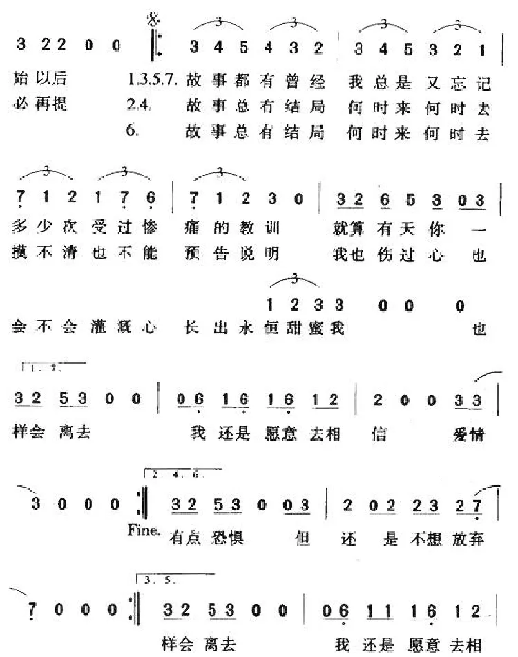 爱情故事（日剧《东京爱情故事》主题曲）