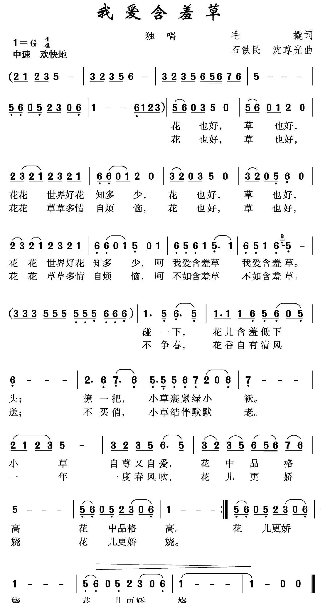 我爱含羞草