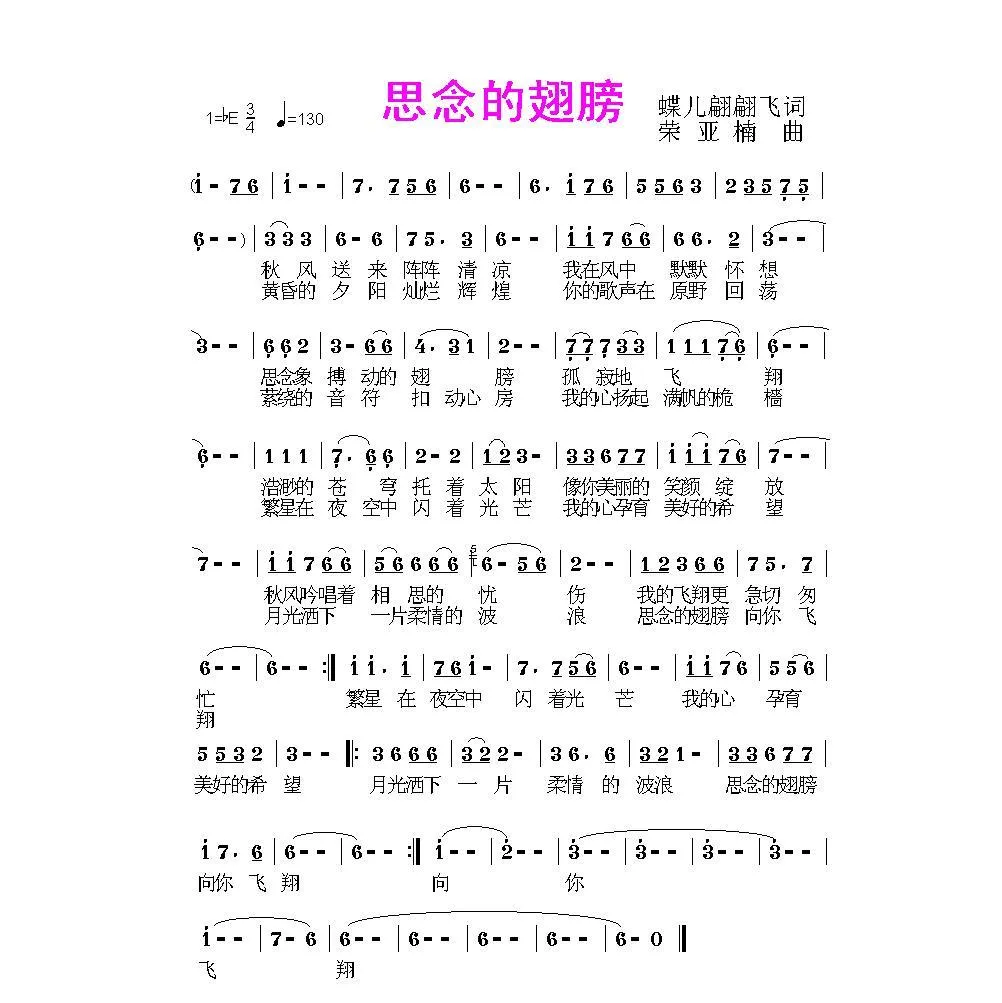 思念的翅膀