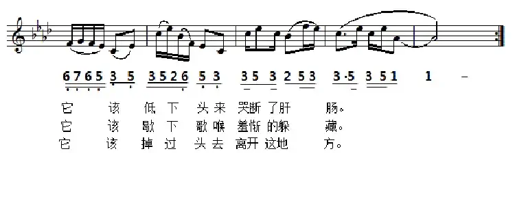 五月的风（线简谱对照版）