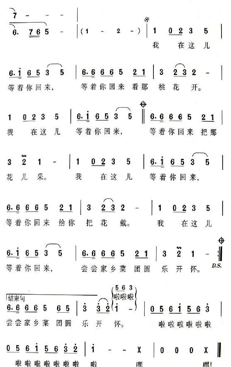 桃花朵朵开（阿牛词曲）