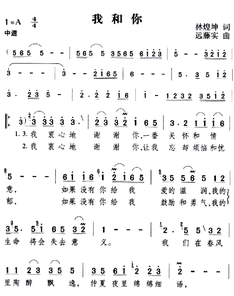 我和你（邓丽君演唱版）