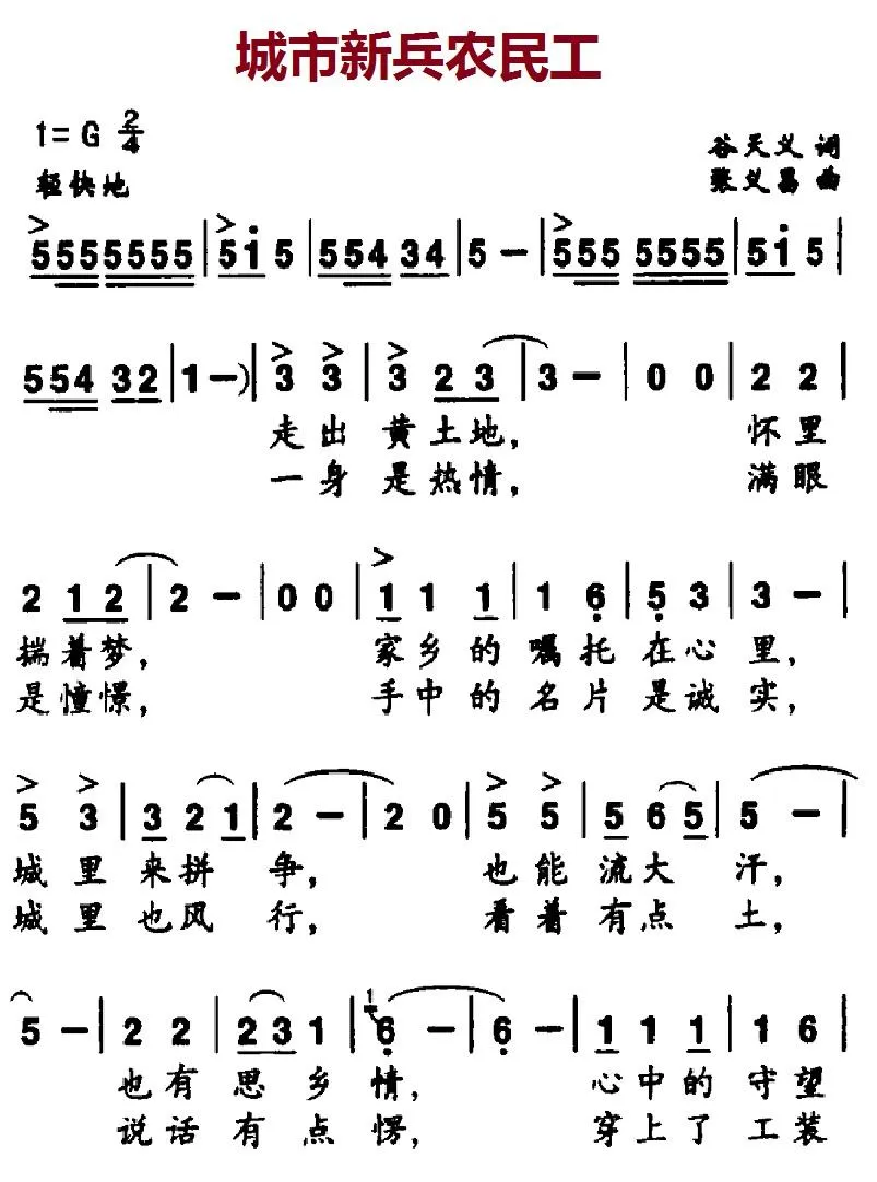 城市新兵农民工