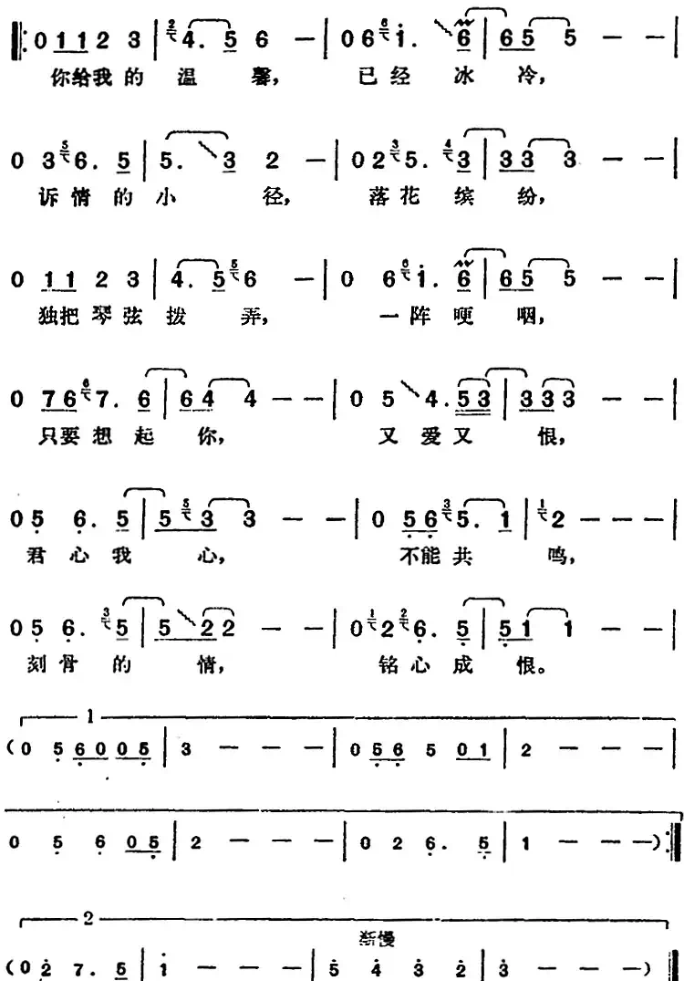 邓丽君演唱金曲：君心我心
