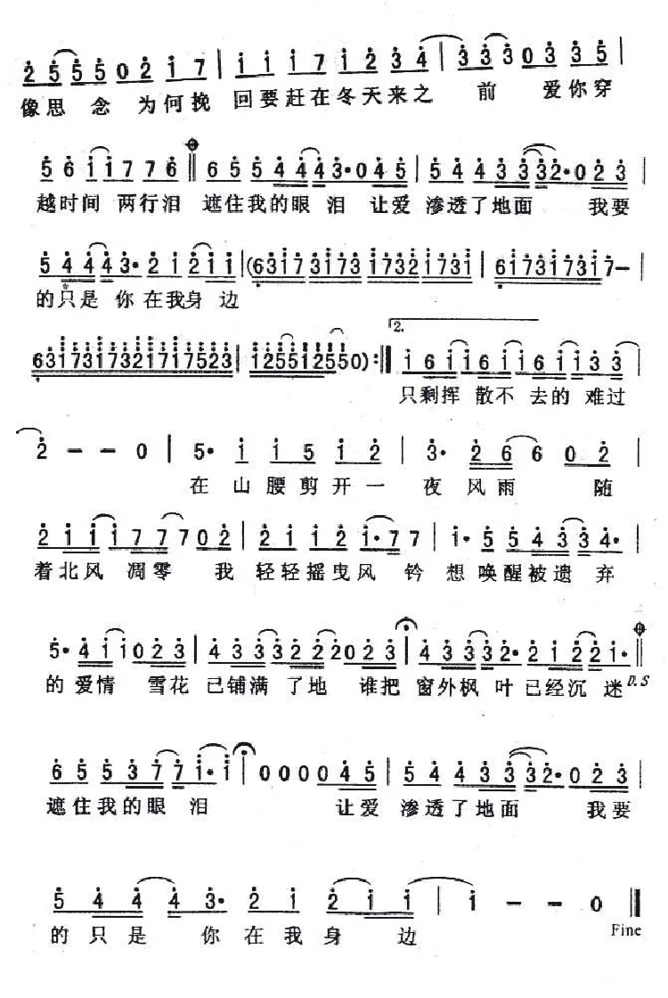 枫