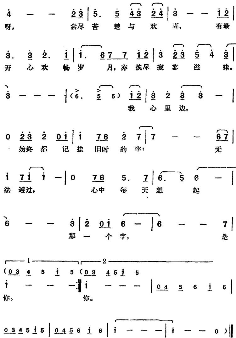邓丽君演唱金曲：我心里边