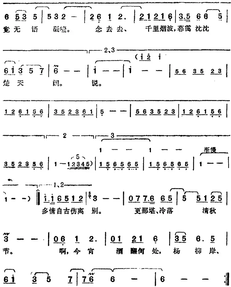 邓丽君演唱金曲：相看泪眼·雨霖铃