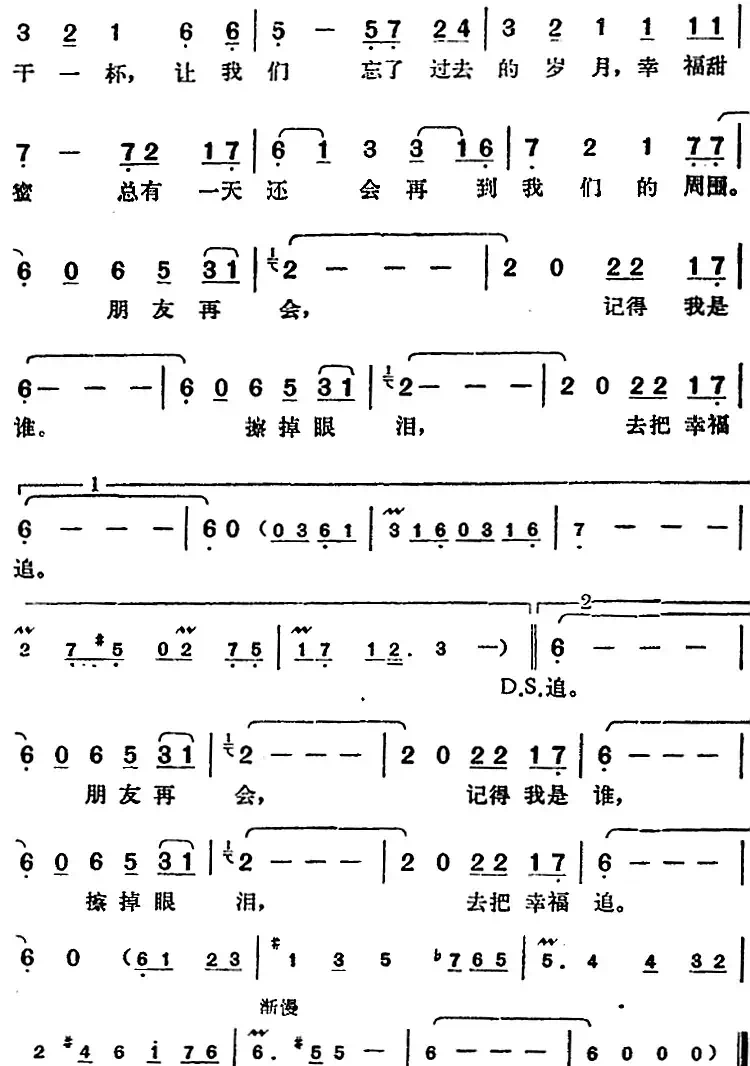 邓丽君演唱金曲：别离