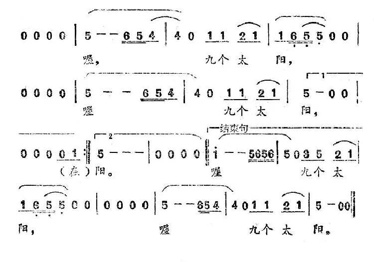 九个太阳