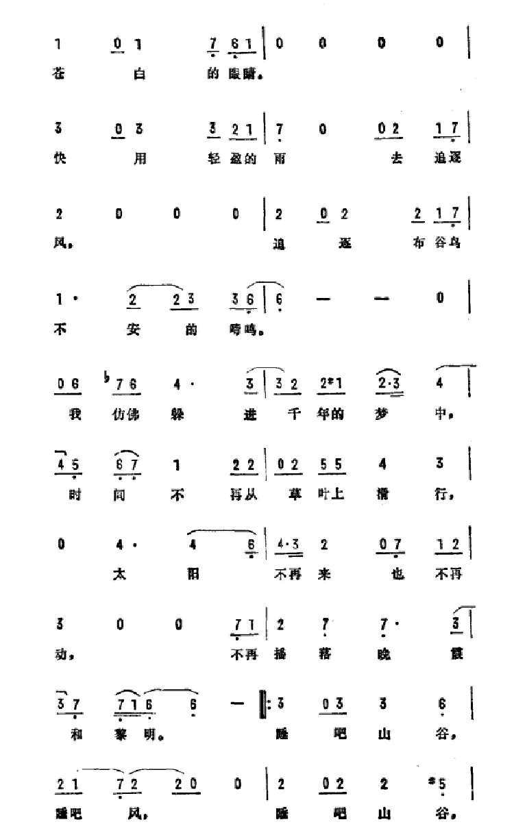 蓝色山谷（电视文艺专题片《天府之梦》选曲）