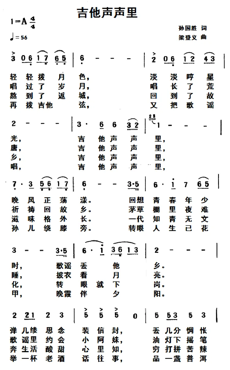 吉他声声里