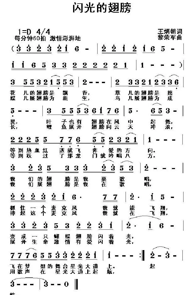 闪光的翅膀