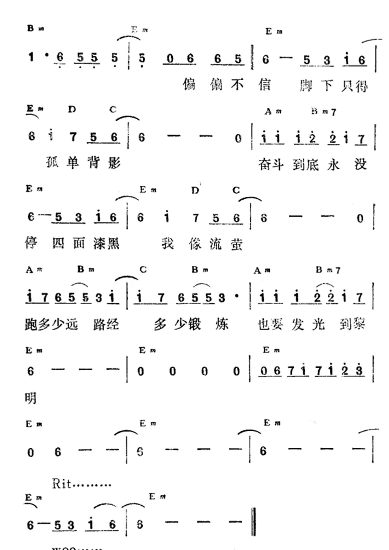 流浪的心（佚名词曲、王杰演唱版）