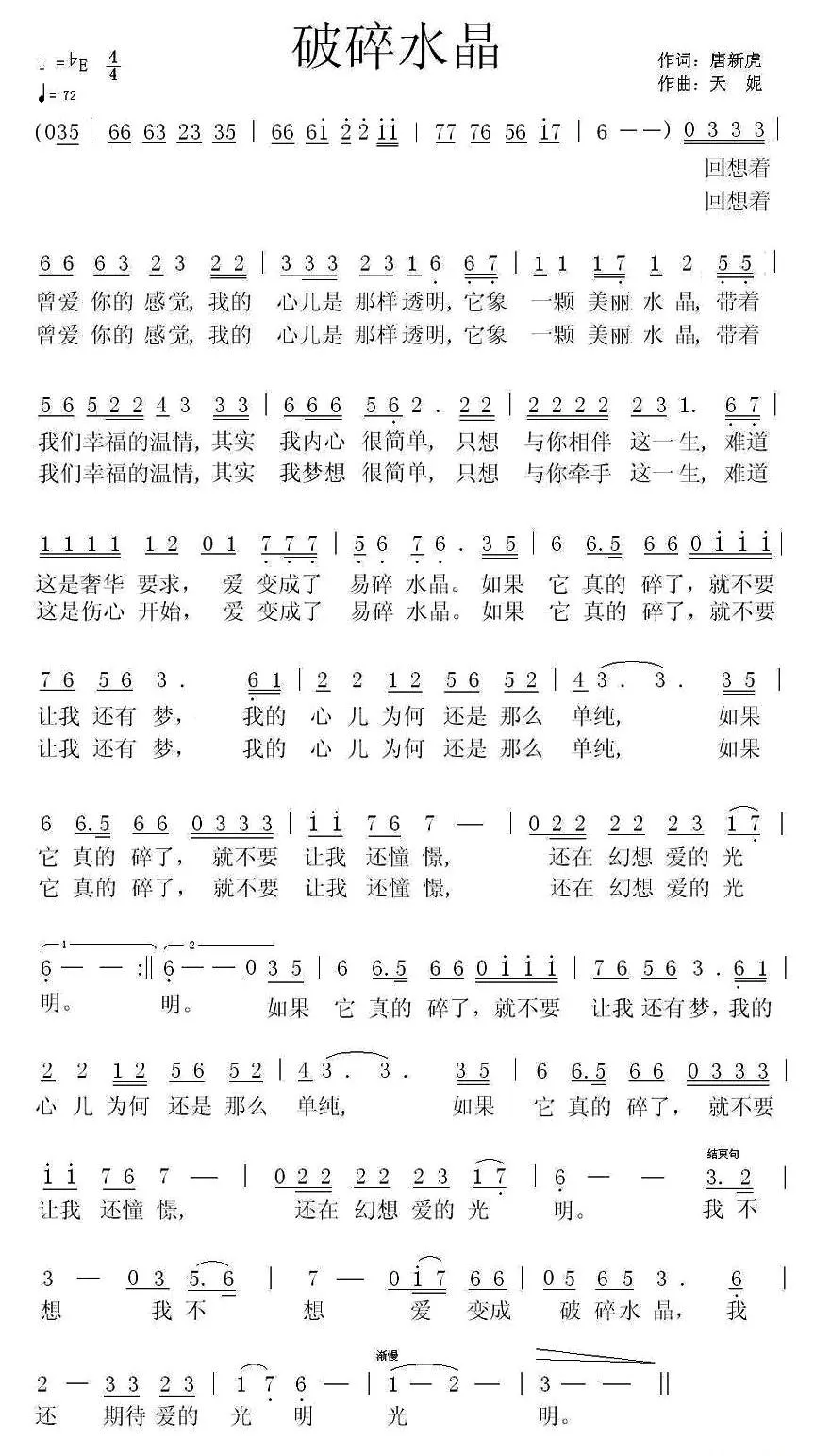 破碎水晶