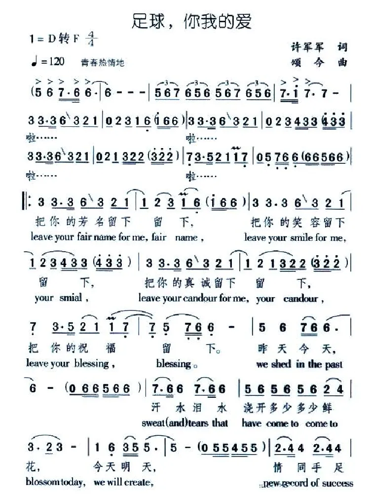 足球，你我的爱