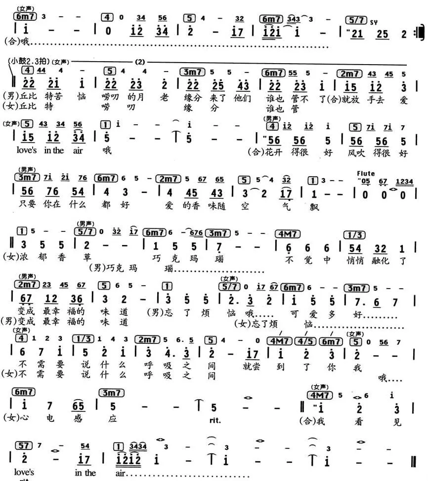 发现爱（编配乐谱）