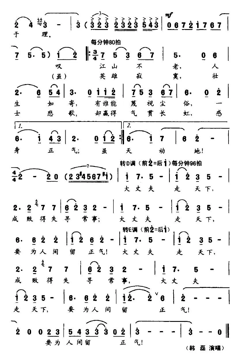 大丈夫（电视剧《大唐游侠》片头曲）