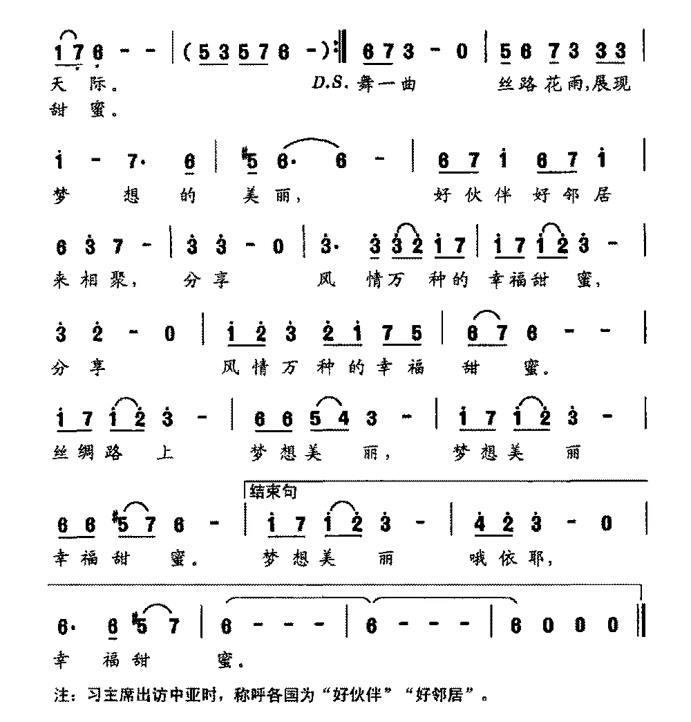 丝路花雨（孙龙昌词 孙龙昌曲）
