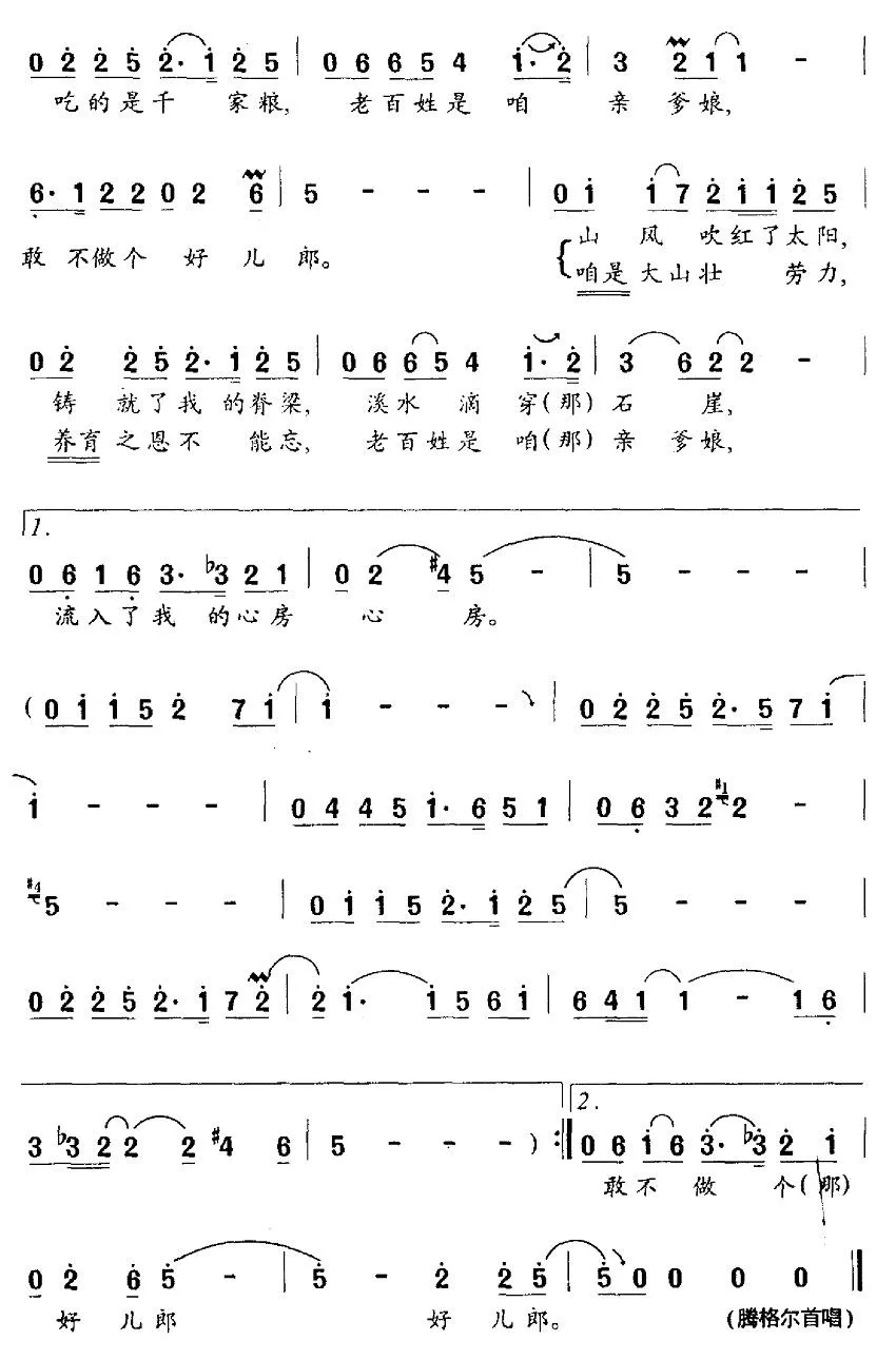 敢不做个好儿郎（电视剧《好爹好娘》主题曲）