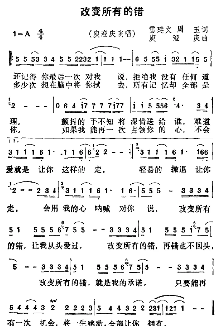 改变所有的错