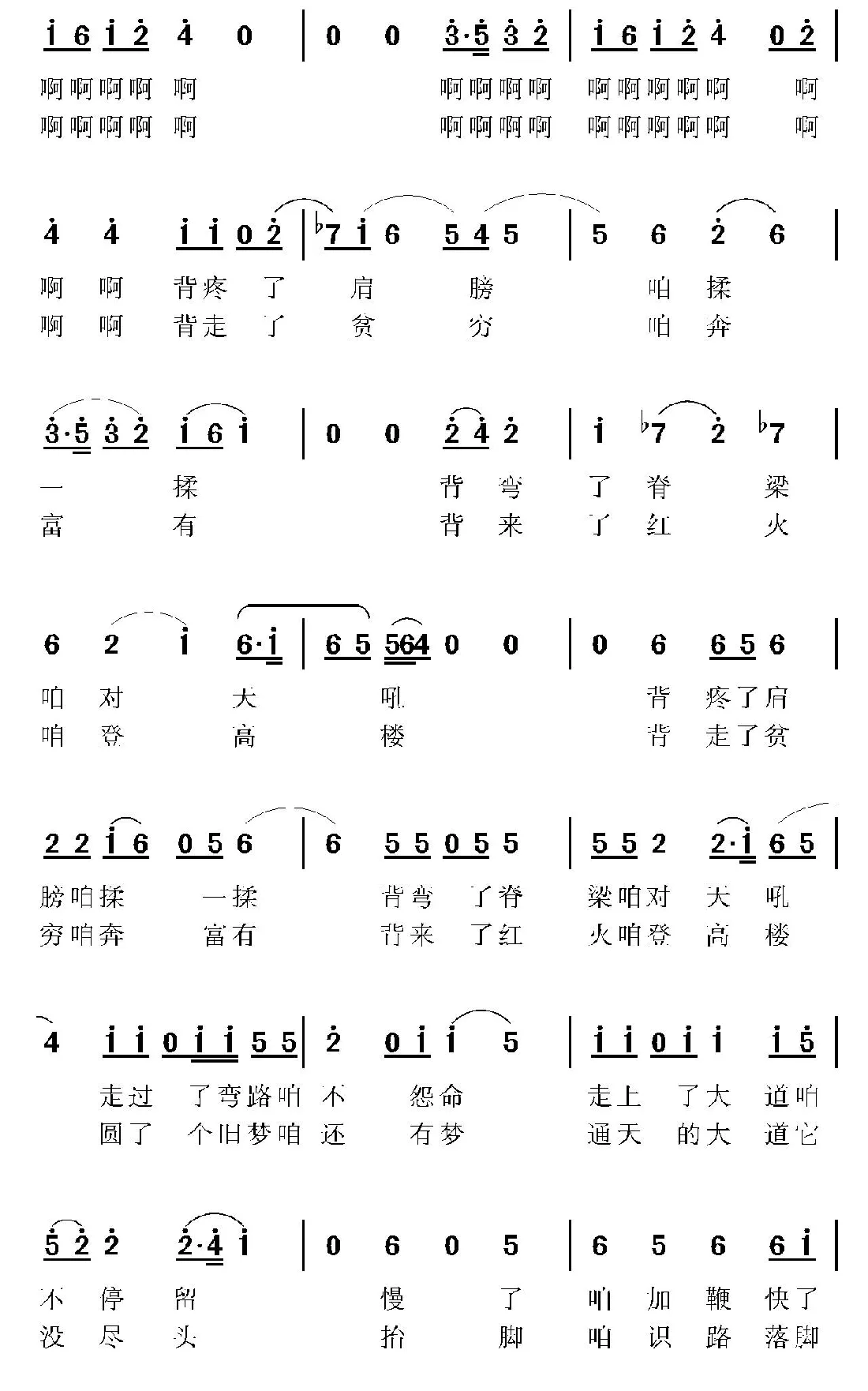 背太阳（电视剧《湖光山色》主题曲）