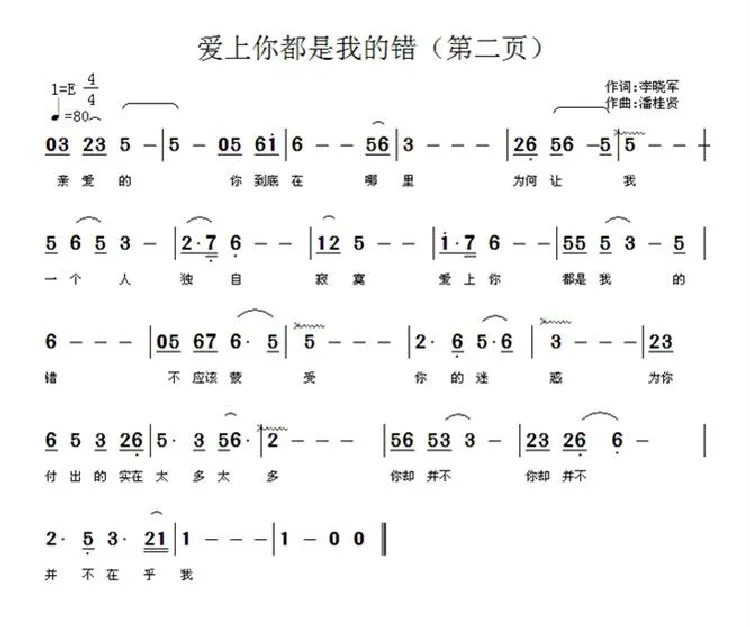 爱上你都是我的错