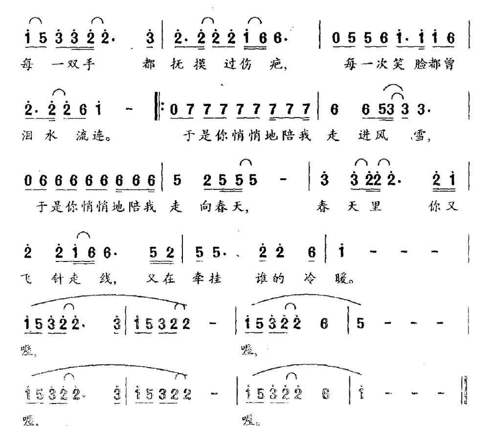 你的深情就在我心田（电视剧《吴天祥的故事》片尾曲）